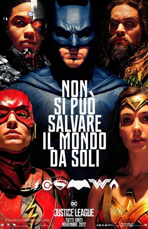 Justice League - Italian Movie Poster
