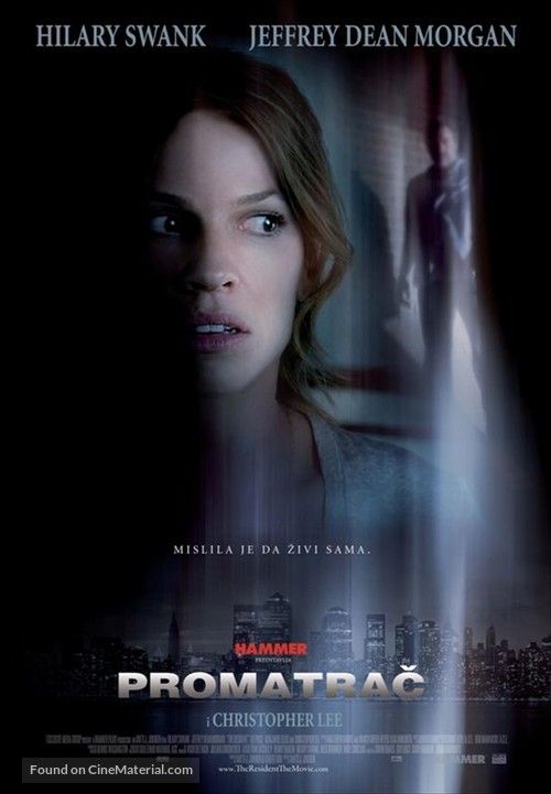 The Resident - Croatian Movie Poster