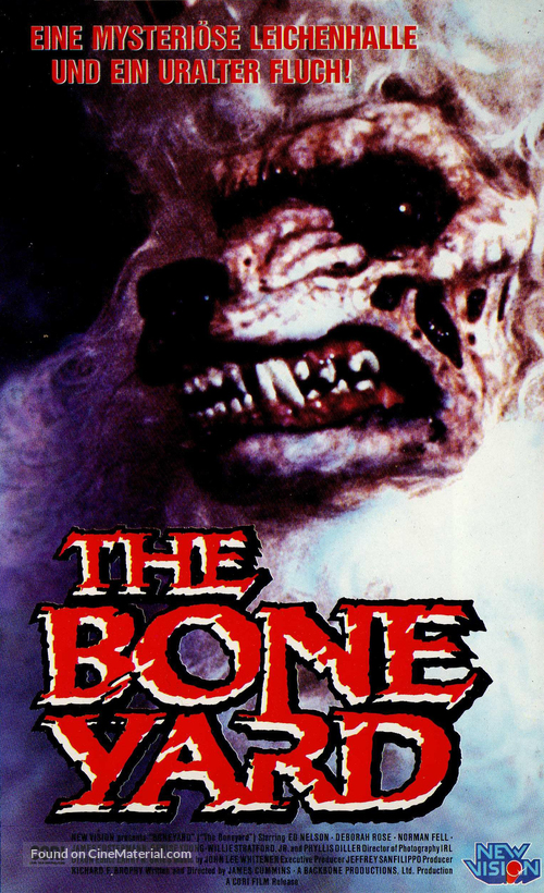 The Boneyard - German VHS movie cover