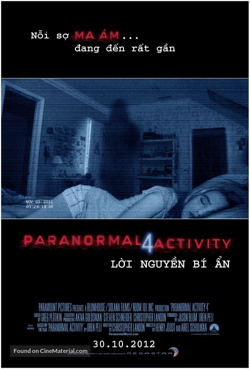 Paranormal Activity 4 - Vietnamese Movie Poster