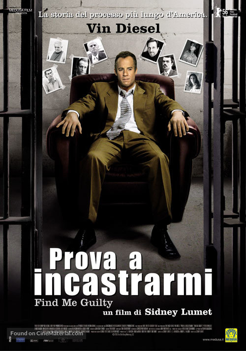 Find Me Guilty - Italian Movie Poster