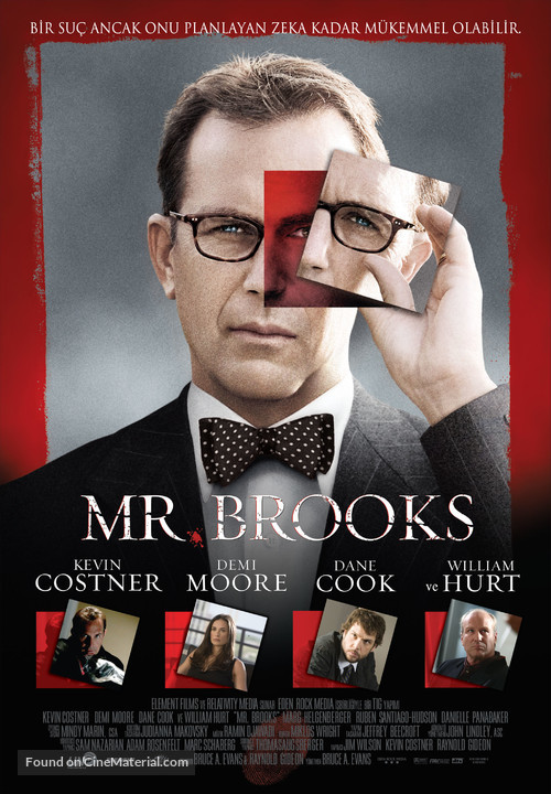 Mr. Brooks - Turkish Movie Poster