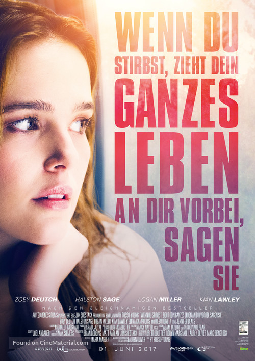 Before I Fall - German Movie Poster