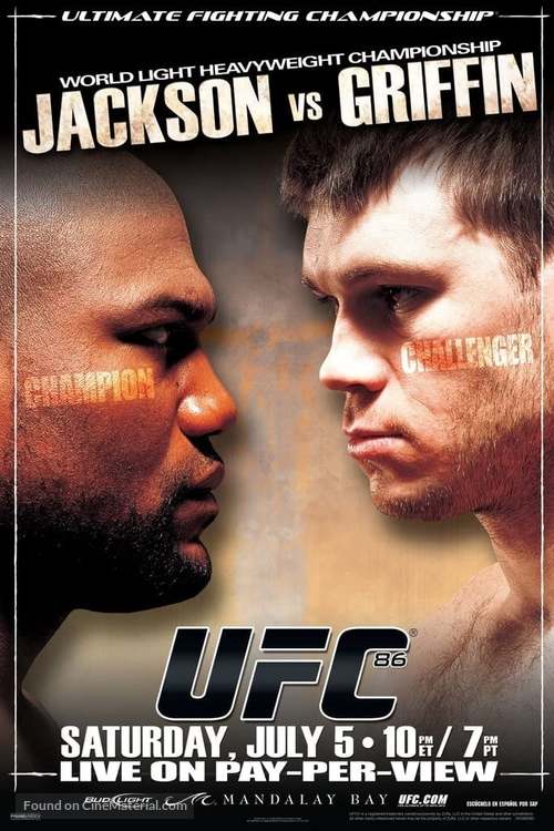 UFC 86: Jackson vs. Griffin - Movie Poster