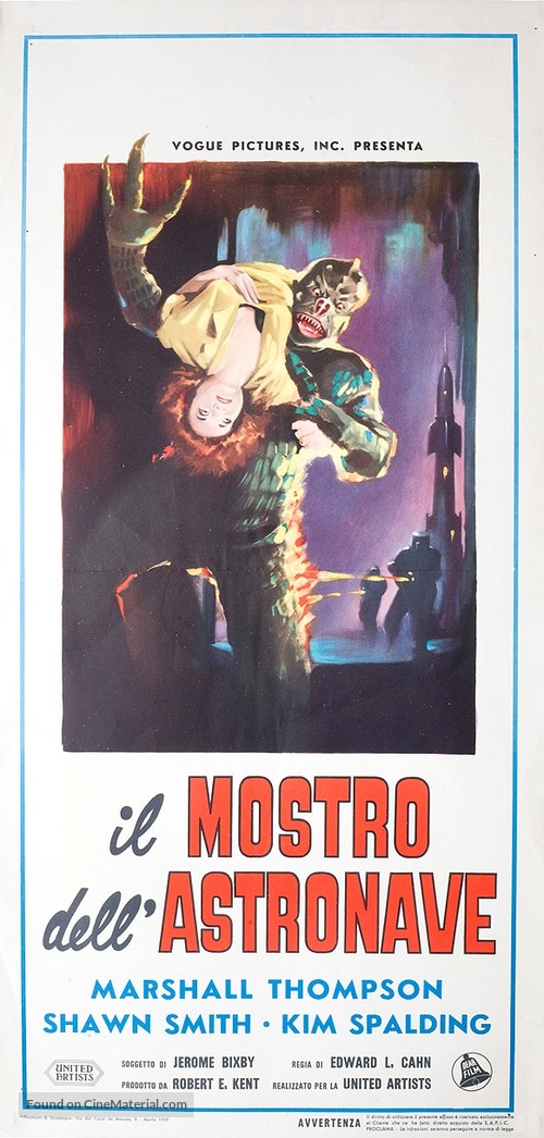 It! The Terror from Beyond Space - Italian Movie Poster