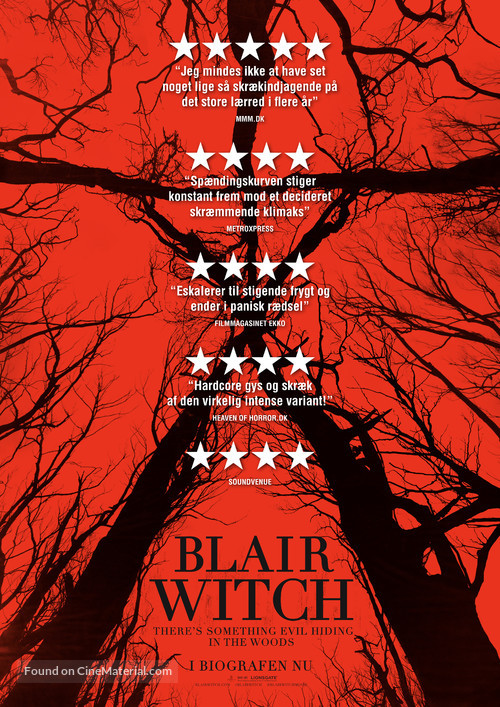 Blair Witch - Danish Movie Poster