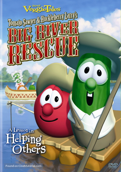 VeggieTales: Tomato Sawyer &amp; Huckleberry Larry&#039;s Big River Rescue - DVD movie cover