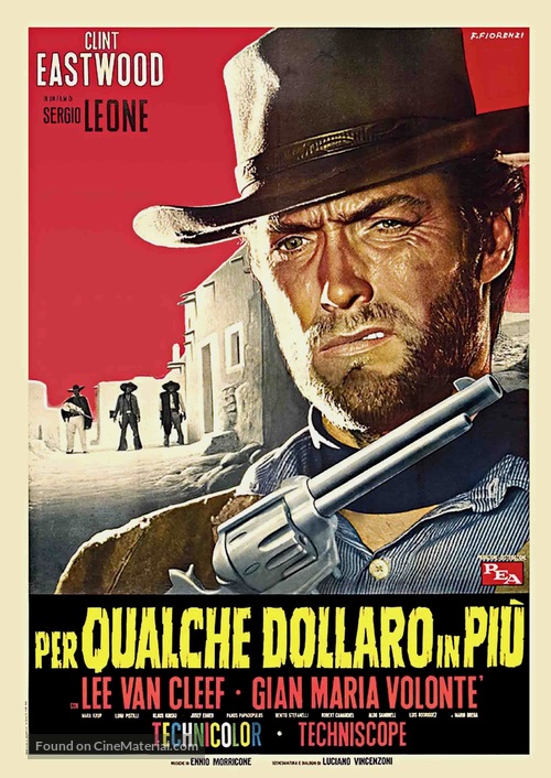 Per qualche dollaro in pi&ugrave; - Italian Movie Poster