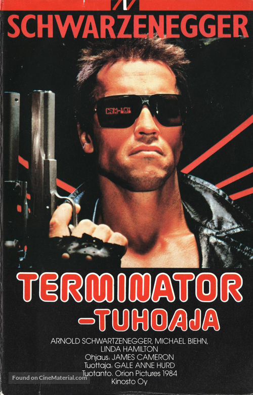 The Terminator - Finnish Movie Cover