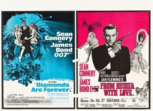 Diamonds Are Forever - British Combo movie poster