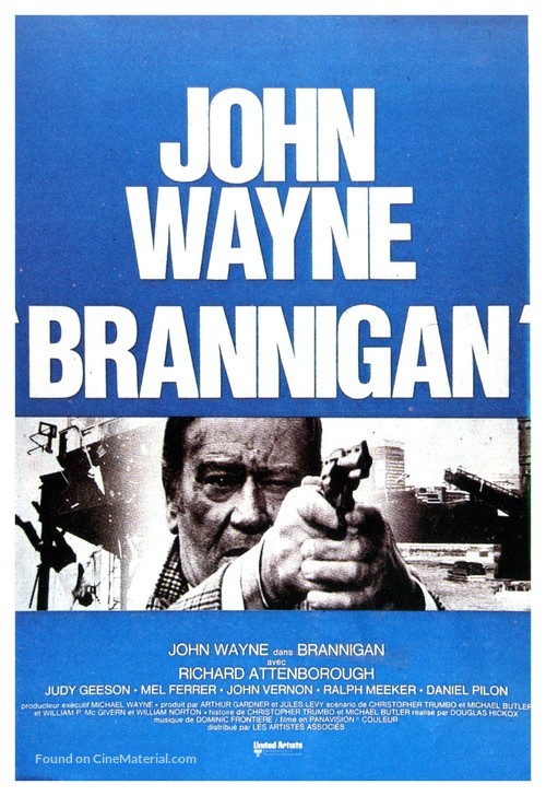 Brannigan - French Movie Poster