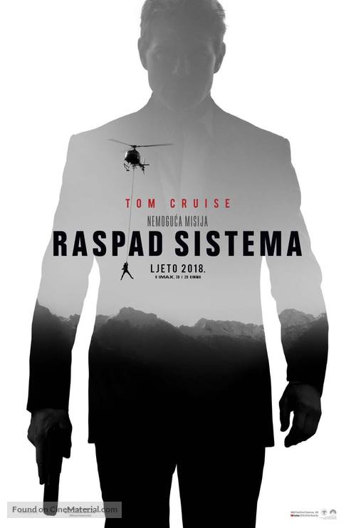 Mission: Impossible - Fallout - Croatian Movie Poster