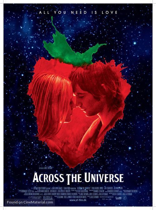 Across the Universe - Danish Movie Poster