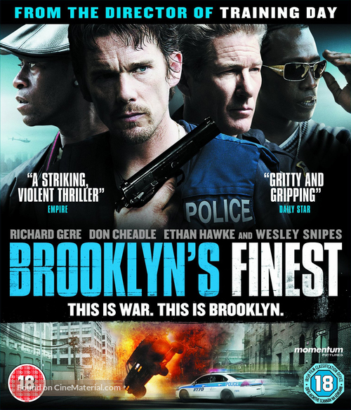 Brooklyn&#039;s Finest - British Blu-Ray movie cover