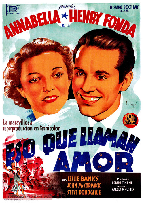 Wings of the Morning - Spanish Movie Poster