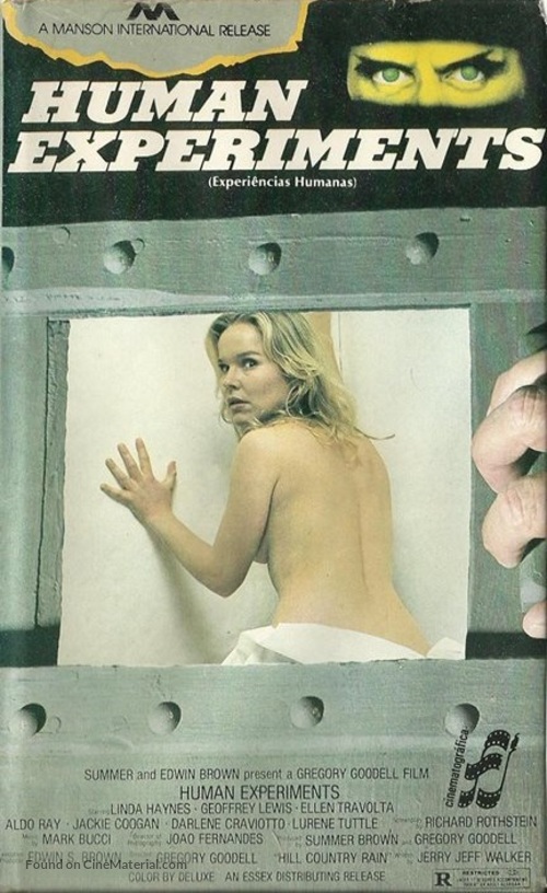 Human Experiments - Brazilian VHS movie cover