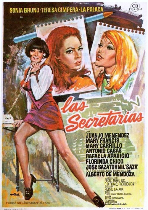 Las secretarias - Spanish Movie Poster