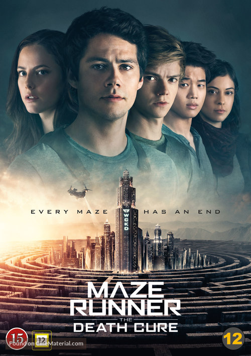 Maze Runner: The Death Cure - Danish Movie Cover