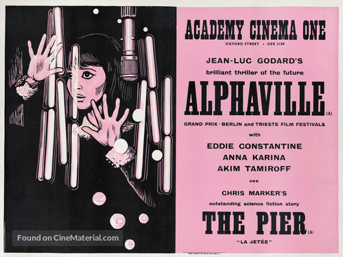 Alphaville, une &eacute;trange aventure de Lemmy Caution - British Movie Poster