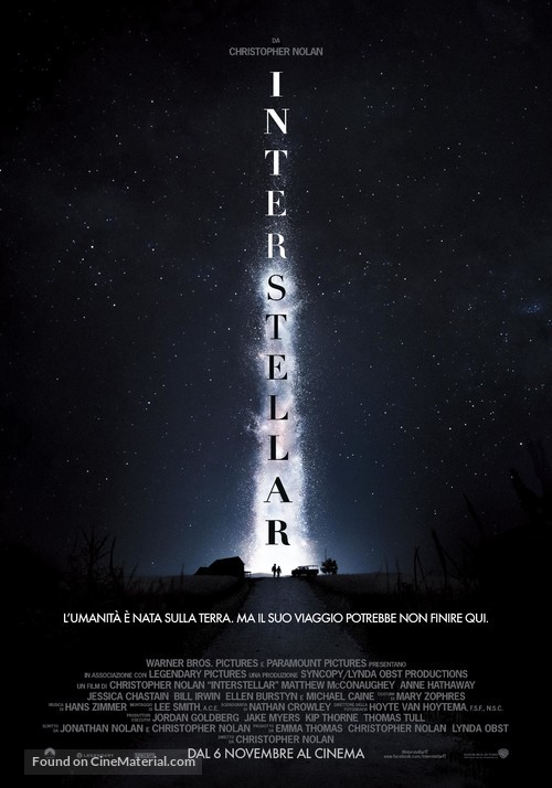 Interstellar - Italian Movie Poster