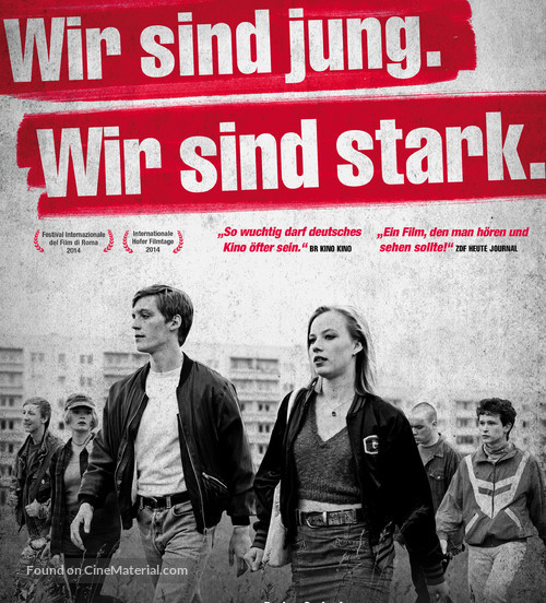 Wir sind jung. Wir sind stark. - German Blu-Ray movie cover