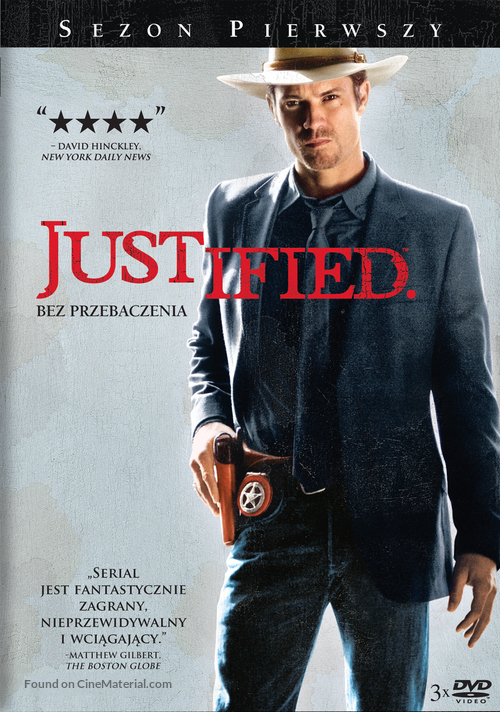 &quot;Justified&quot; - Polish DVD movie cover
