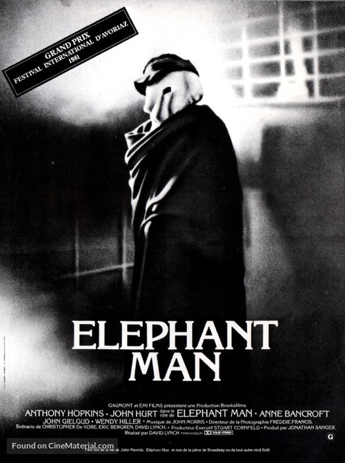 The Elephant Man - French Movie Poster
