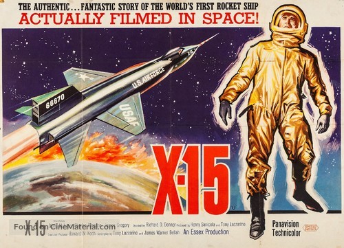 X-15 - British Movie Poster