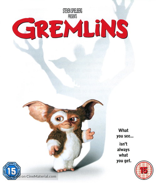 Gremlins - British Blu-Ray movie cover