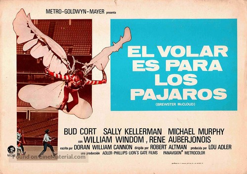 Brewster McCloud - Spanish Movie Poster