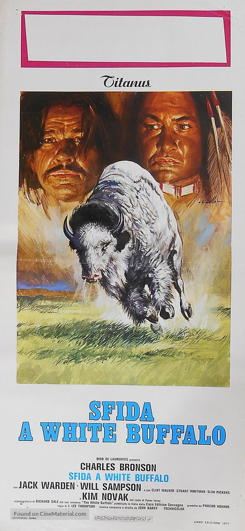 The White Buffalo - Italian Movie Poster