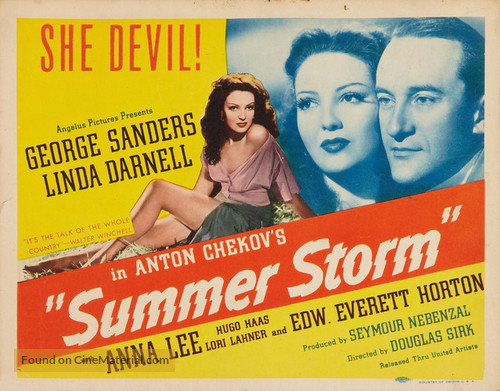 Summer Storm - Movie Poster
