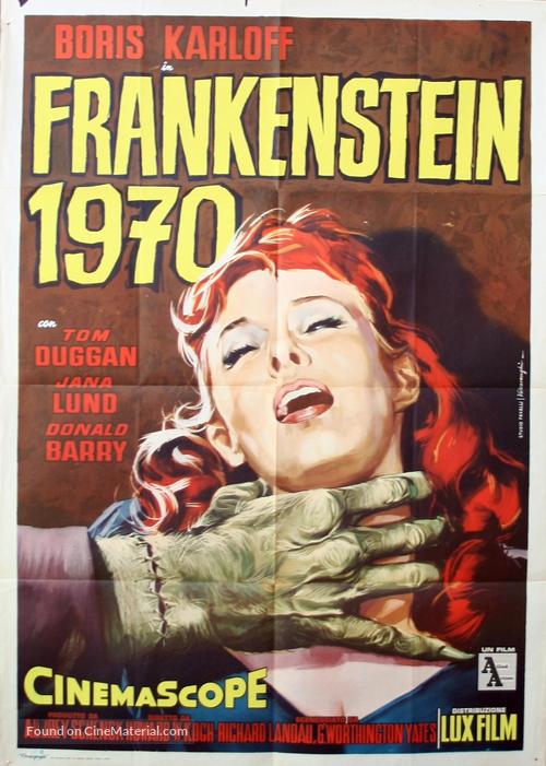 Frankenstein - 1970 - Italian Movie Poster