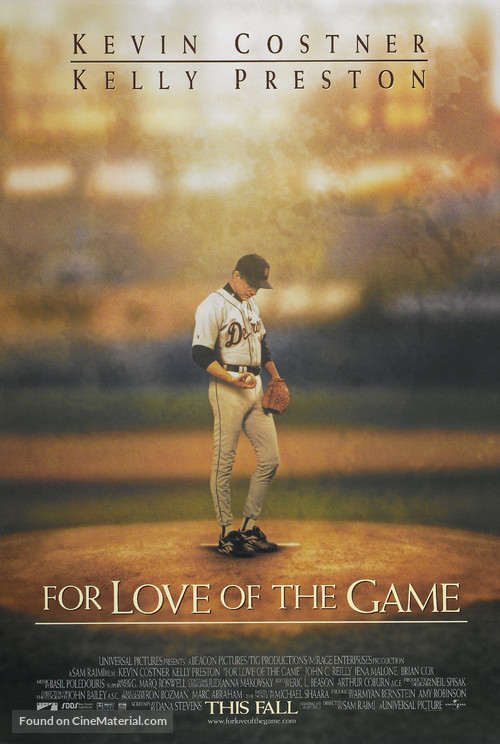 For Love of the Game - Movie Poster