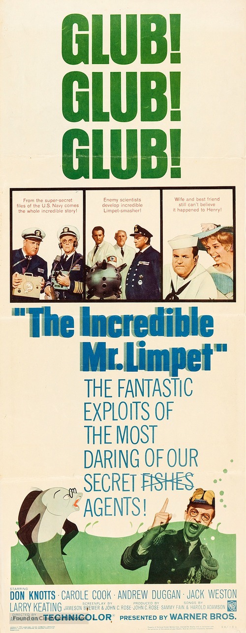 The Incredible Mr. Limpet - Movie Poster