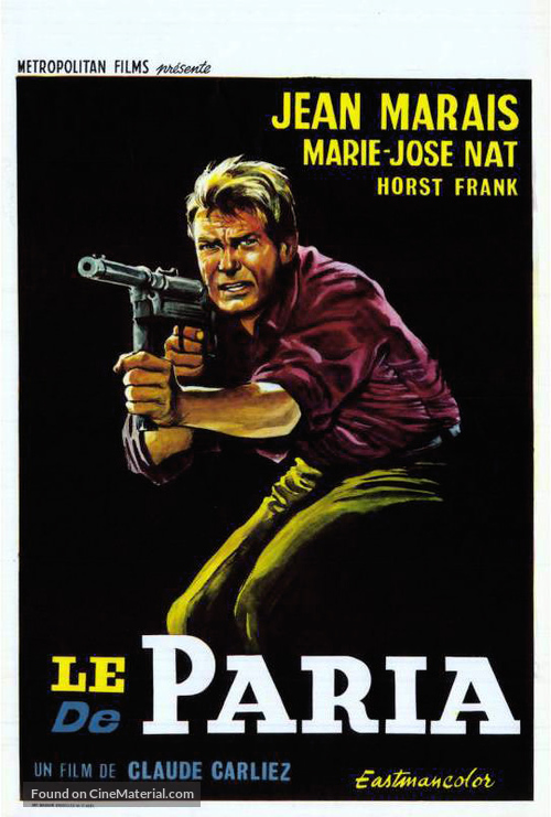 Le paria - Belgian Movie Poster
