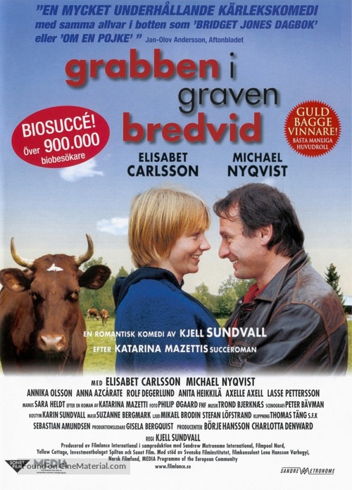 Grabben i graven bredvid - Swedish poster
