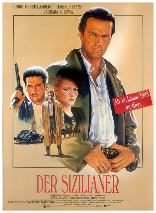 The Sicilian - German Movie Poster