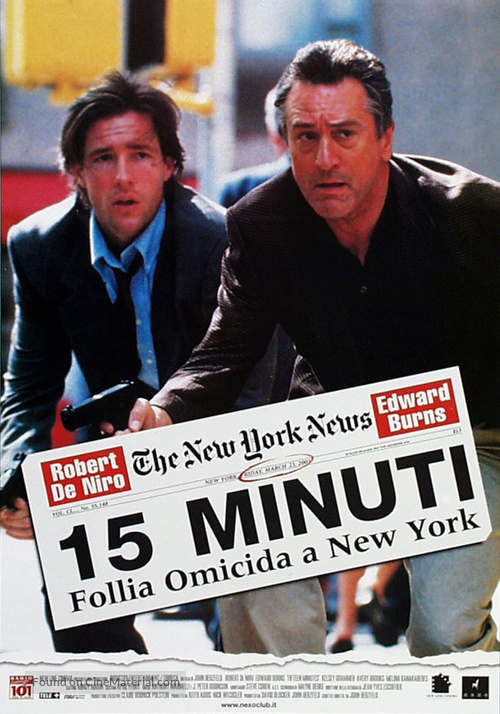 15 Minutes - Italian Movie Poster