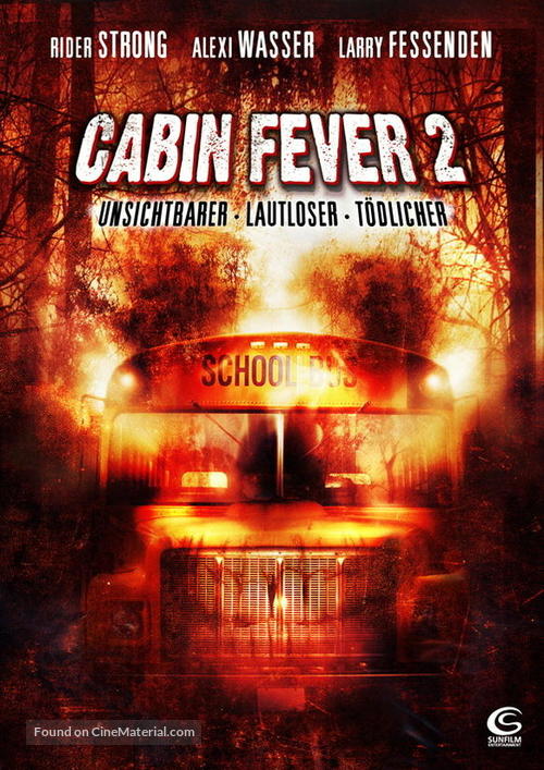 Cabin Fever 2: Spring Fever - German DVD movie cover