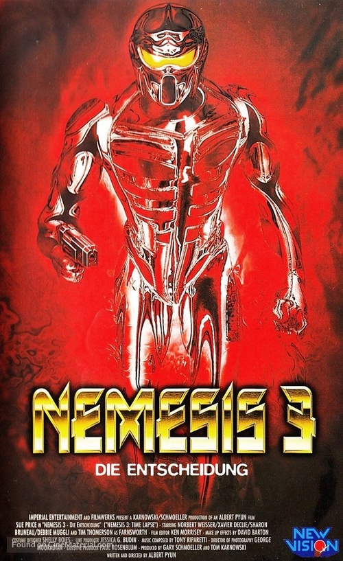 Nemesis III: Prey Harder - German VHS movie cover