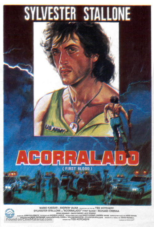 First Blood - Spanish Movie Poster