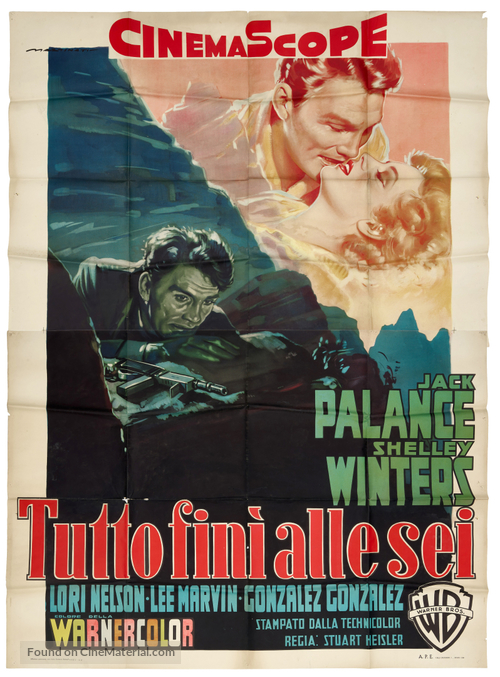 I Died a Thousand Times - Italian Movie Poster