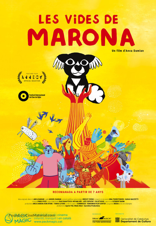 L&#039;extraordinaire voyage de Marona - Andorran Movie Poster