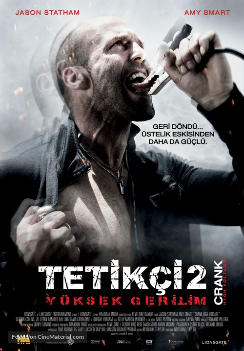 Crank: High Voltage - Turkish Movie Poster