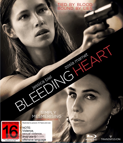 Bleeding Heart - New Zealand Blu-Ray movie cover