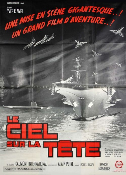 Le ciel sur la t&ecirc;te - French Movie Poster