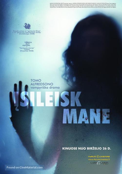 L&aring;t den r&auml;tte komma in - Lithuanian Movie Poster
