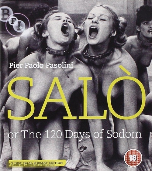 Sal&ograve; o le 120 giornate di Sodoma - British Blu-Ray movie cover