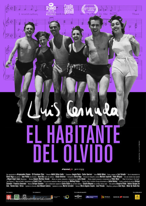 Luis Cernuda, el habitante del olvido - Spanish Movie Poster